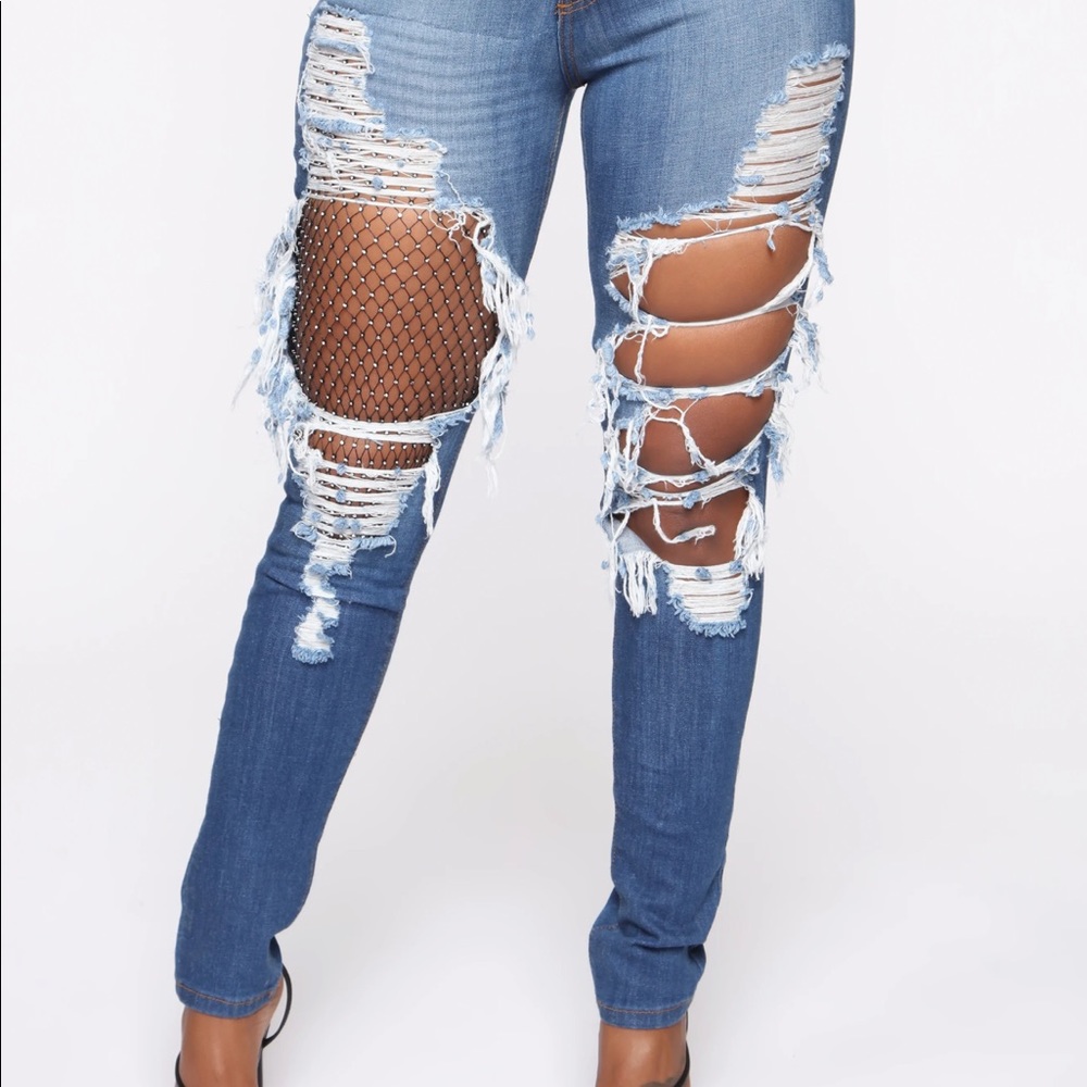 Fashion Nova She's Sparkly Or Whatever Skinny Jeans